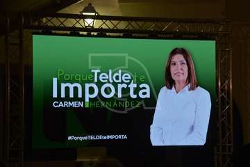 Presentación de Carmen Hernández como candidata de NC a la Alcaldía de Telde  (Foto TA)